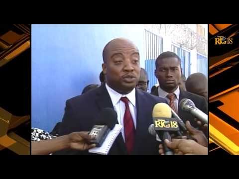 Prison Civile de Croix-des-bouquets - Visite Ministre de la Justice et l'Ambassadeur du Canada .