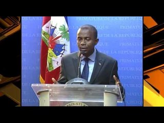 Mr Rochild Francois Jr. / Porte parole du Gouvernement haïtien.