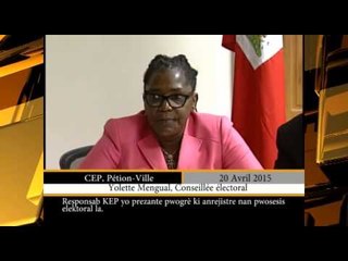Le processus électoral avance à grand pas, selon les responsables du CEP