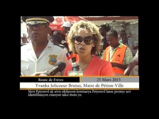Présentation identification station  taxi motocyclette dans la commune de Pétion-ville