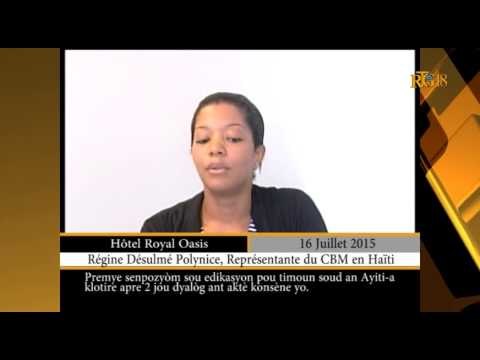 Haïti / Éducation.- Symposium sur l'éducation des enfants sourds en Haïti, jeudi 16 juillet 2015.