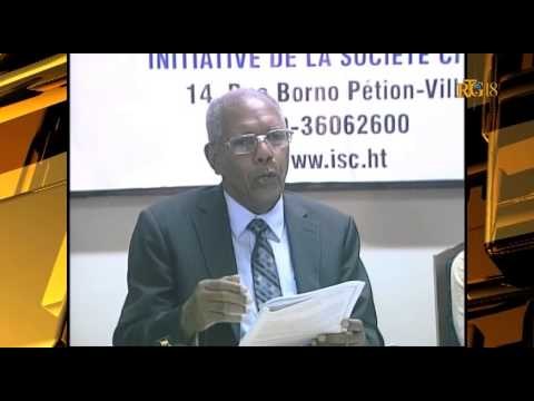 Le directeur de l'ISC, Rosny DESROCHES présente son 5e bulletin.