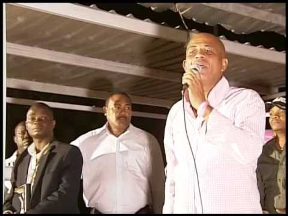 Jovenel Moïse /  Croix-des-Bouquets /  15 octobre 2015