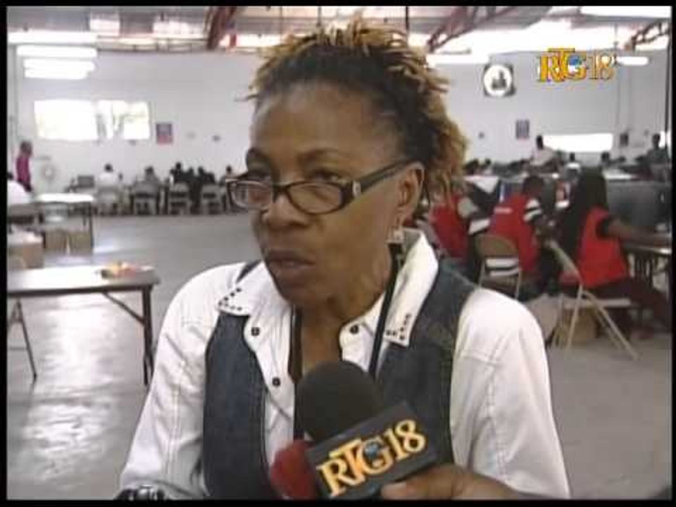 Haïti / Élection.- Centre de Tabulation - 28 octobre 2015