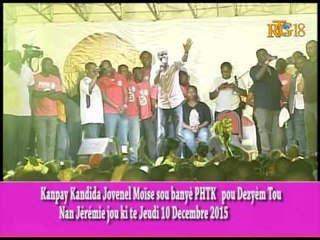 Jovenel MOISE / Campagne Jéremie / 10 Décembre 2015