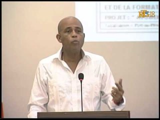 Lancement du projet  de reconstruction du nouveau bâtiment du MENFP.