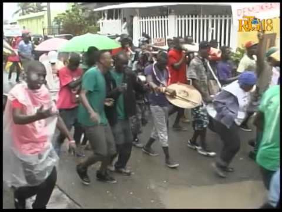 Les partisans du PHTK ont manifesté dans les rues du Cap-haïtien.