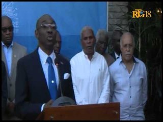 Evans Paul / Point de presse / 26 février 2016