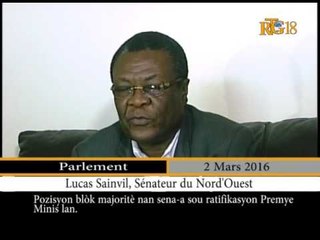 Parlement haïtien.- Position des membres du bloc minoritaire et majoritaire.