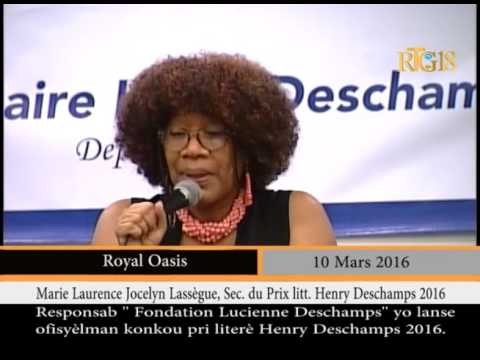 Lancement du prix littéraire Henri Deschamps 2016