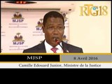 Ministère de la Justice et de la Sécurité Publique / Conférence de presse