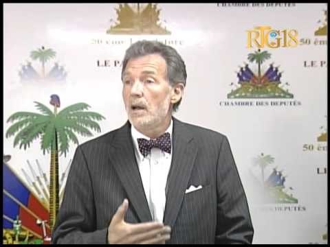 Ambassadeur des États-Unis d'Amérique en Haïti, Peter Mulrean / Parlement haïtien