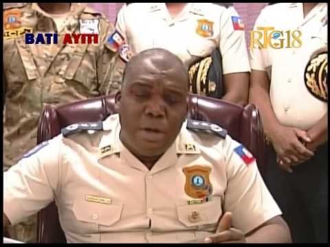 Conférence de Presse Police Nationale d'Haïti Émission Bati Ayiti RTG