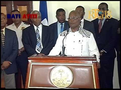 Le Président Provisoire Jocelerme Privert / Les Partisant du PHTK Émission Bati Ayiti RTG