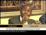 La Commission Justice et sécurité du Sénat a poursuivi ses rencontres avec le ministre de la justice