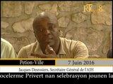 Le Président provisoire de la répubique d'Haïti, Jocelerme Privert a visité la maison de la presse.