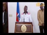 Retour du Président provisoire de la république d'Haïti Jocelerme Privert dans le pays