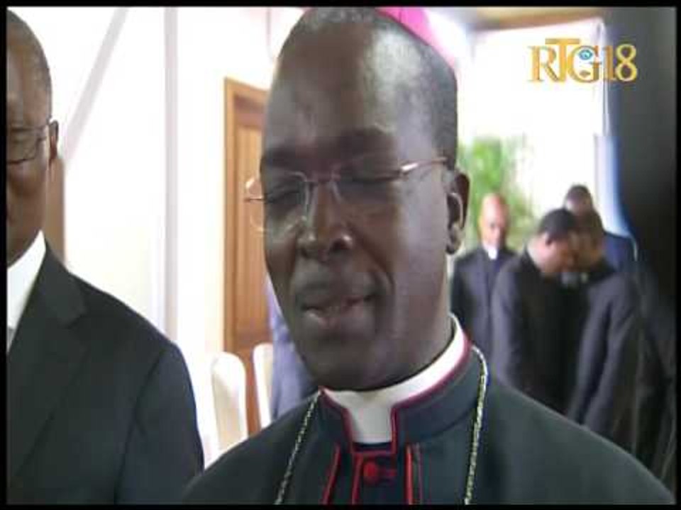 Haïti.-Prestation de serment de l'évêque élu de Hinche au Palais National