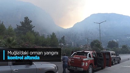 Muğla'daki orman yangını kontrol altında