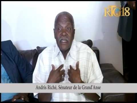 Le Sénateur de la Grand'Anse, Andris Riché dénonce des menaces de mort qu’il reçoit.