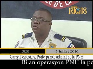 Police Nationale d'Haïti / Présentation bilan