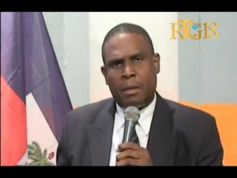 Jean-Henry Céant, le candidat à la présidence de la plateforme Renmen Ayiti / Dil Janl Ye