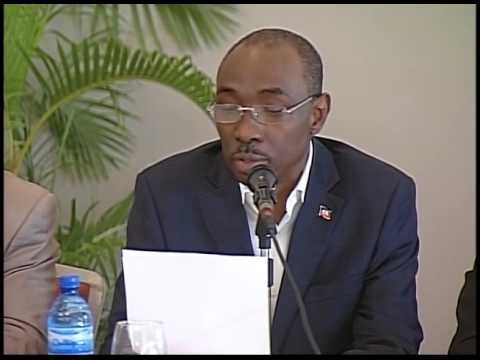 Evans PAUL, le représentant de la KID et plusieurs responsables des partis politiques.