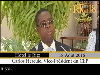 Conseil Électoral Provisoire / Séance de formation
