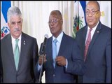 Le Président provisoire Jocelerme Privert reçoit le chancelier dominicain, Monsieur Miguel Vargas
