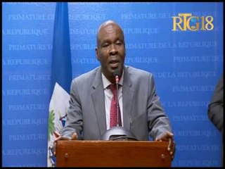 Gouvernement Haïtien / Conférence mardi 18 octobre 2016