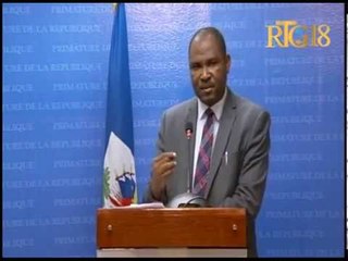 Gouvernement haïtien / Conférence de presse