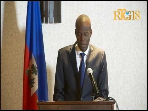 Jovenel Moise, candidat à la présidence du PHTK / Conférence de presse
