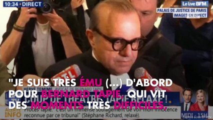 Bernard Tapie relaxé pour escroquerie, il réagit au verdict