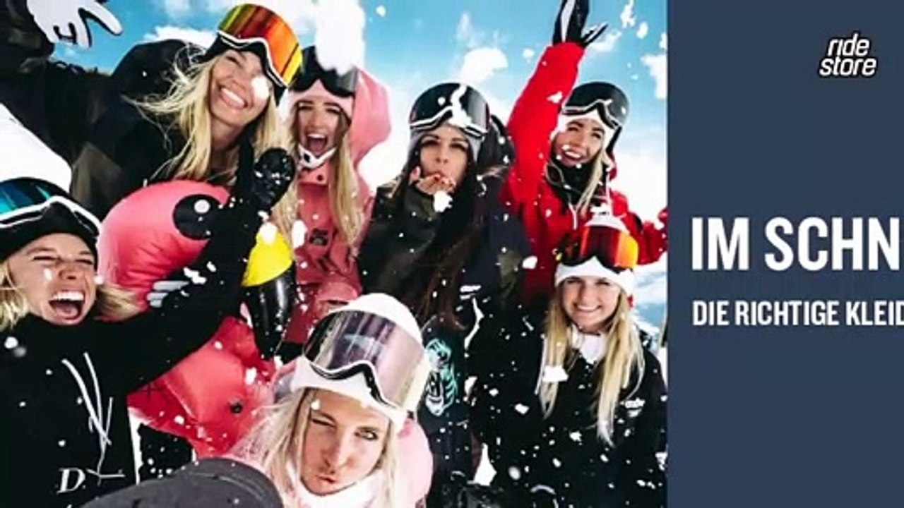 Was du beim Snowboarden/Ski fahren tragen solltest