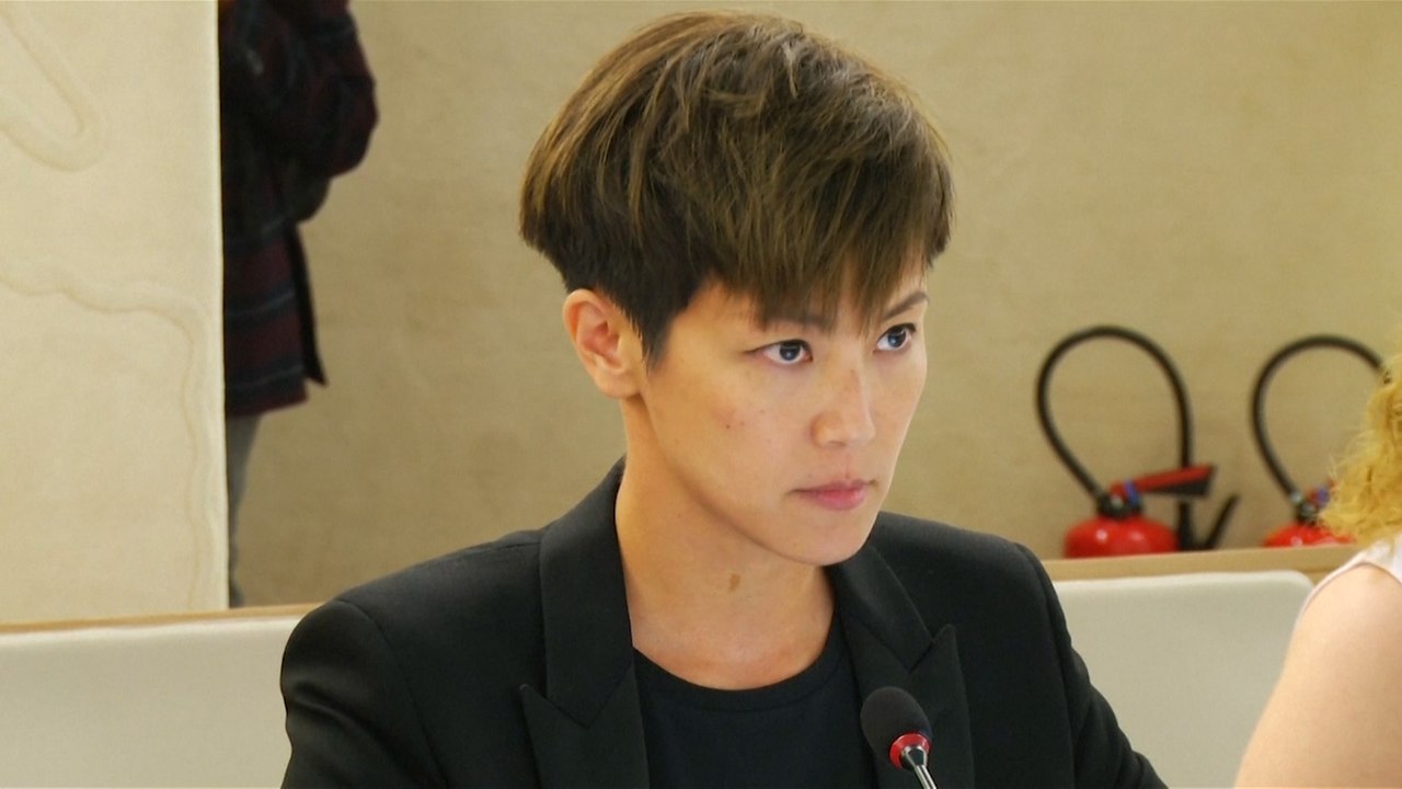 Hong Kong canto-pop star Denise Ho takes anti-extradition protest to United Nations Human Rights Council
