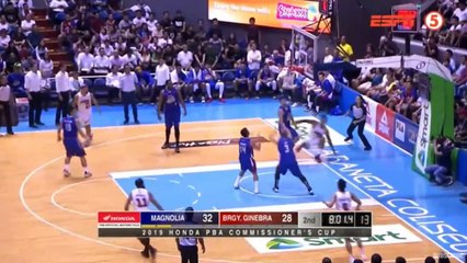 Ginebra vs Magnolia - 2nd Qtr July 7, 2019 - Eliminations 2019 PBA Commissions Cup