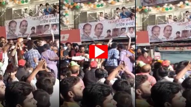 कोटा में रैली के दौरान मंच गिरा, बाल-बाल बचे लोकसभा स्पीकर ओम बिरला, VIDEO वायरल