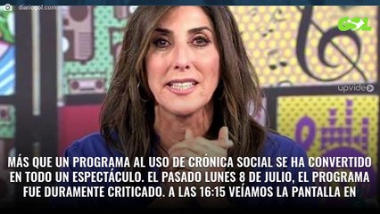 “¡Eres una vergüenza!”. La foto de Paz Padilla que lía la de Dios