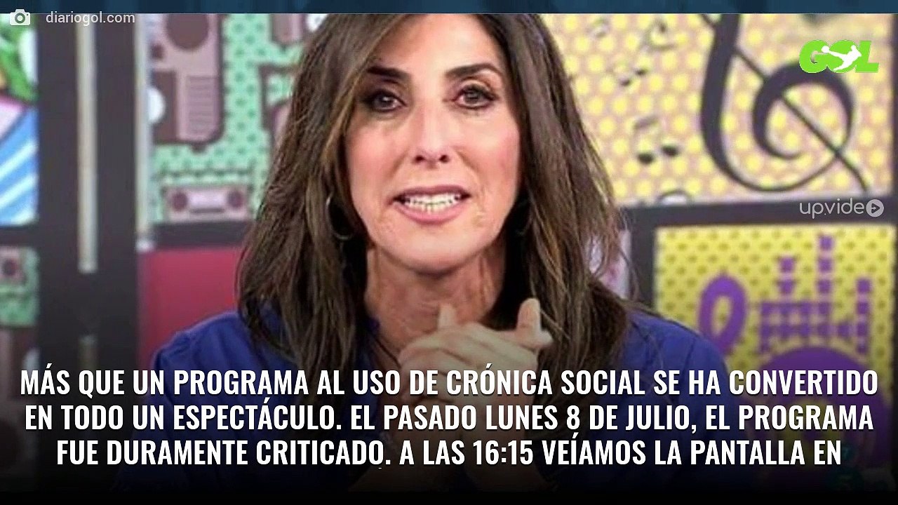 “¡Eres una vergüenza!”. La foto de Paz Padilla que lía la de Dios