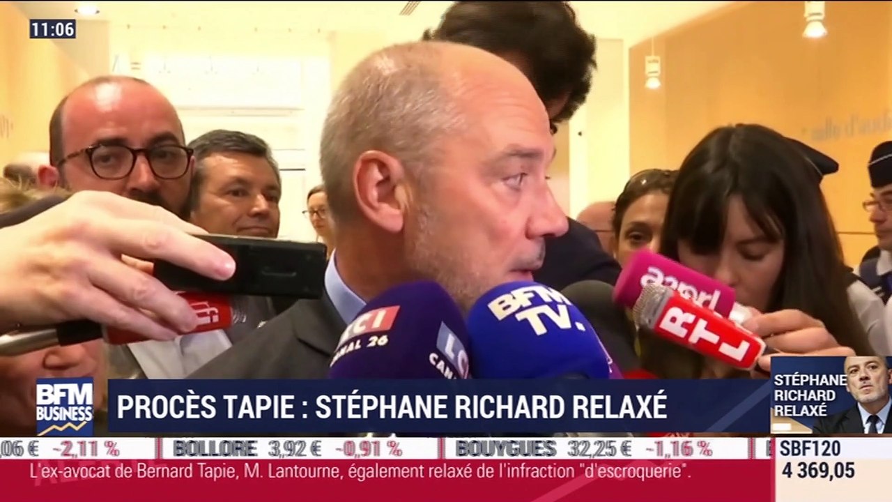 Edition Spéciale Procès Tapie: Stéphane Richard relaxé - 09/07