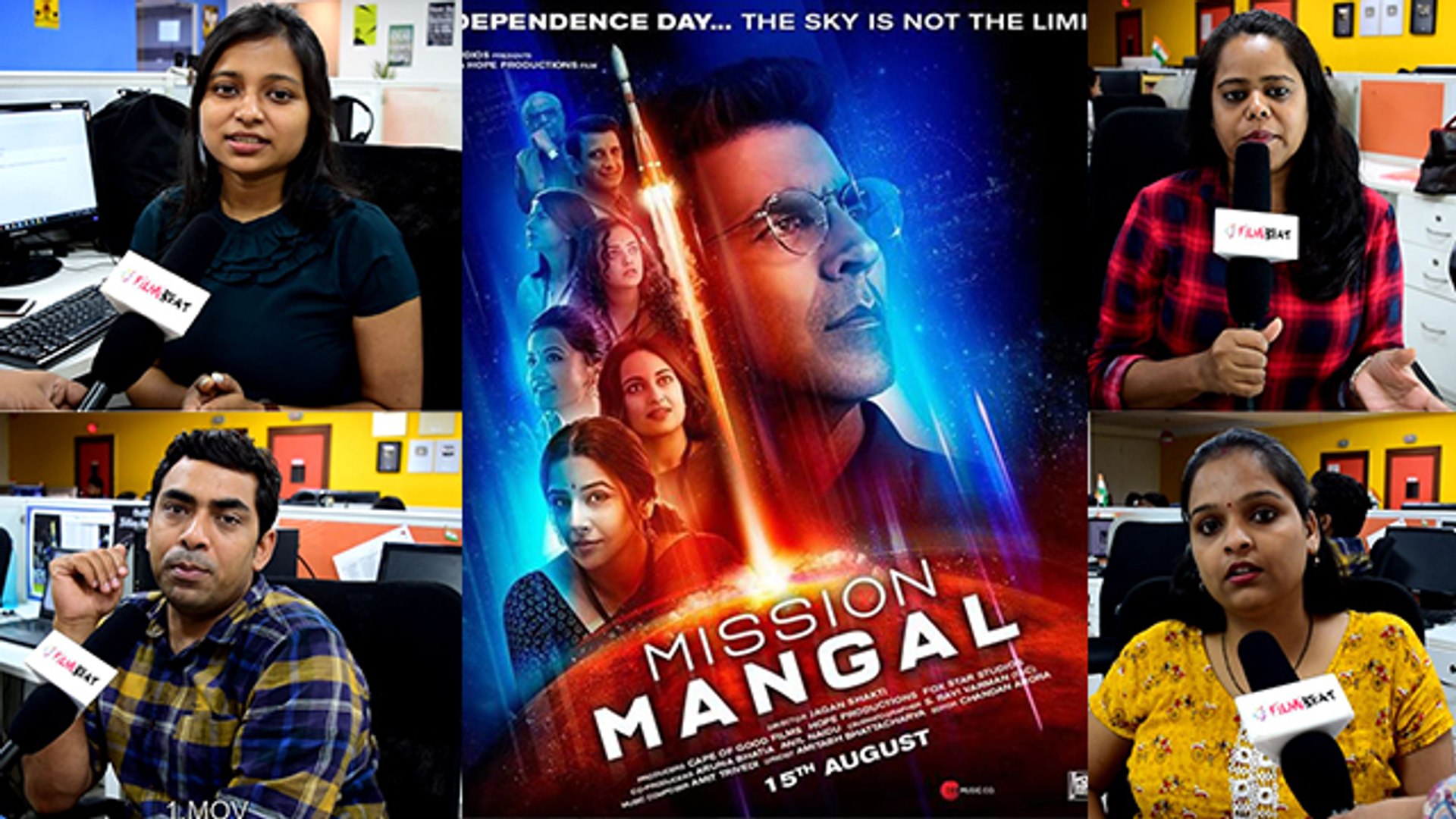 Mission Mangal Teaser Reaction Akshay Kumar Vidya Balan Taapsee Pannu FilmiBeat