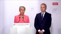 Élisabeth Borne annonce une écotaxe sur les vols aériens au départ de la France