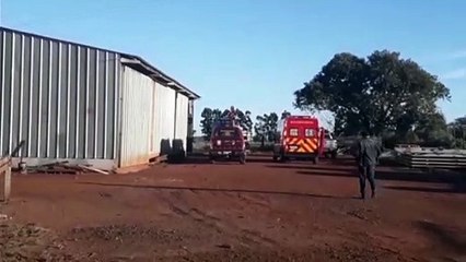 Download Video: Trabalhador morre ao ser atingido por objeto em empresa às margens da BR-467, em Cascavel