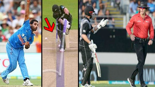 ICC Cricket World Cup 2019 : IND V NZ : India Lose Review On First Ball,Twitter Blames Bhuvneshwar