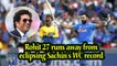 Rohit 27 runs away from eclipsing Sachin's WC record