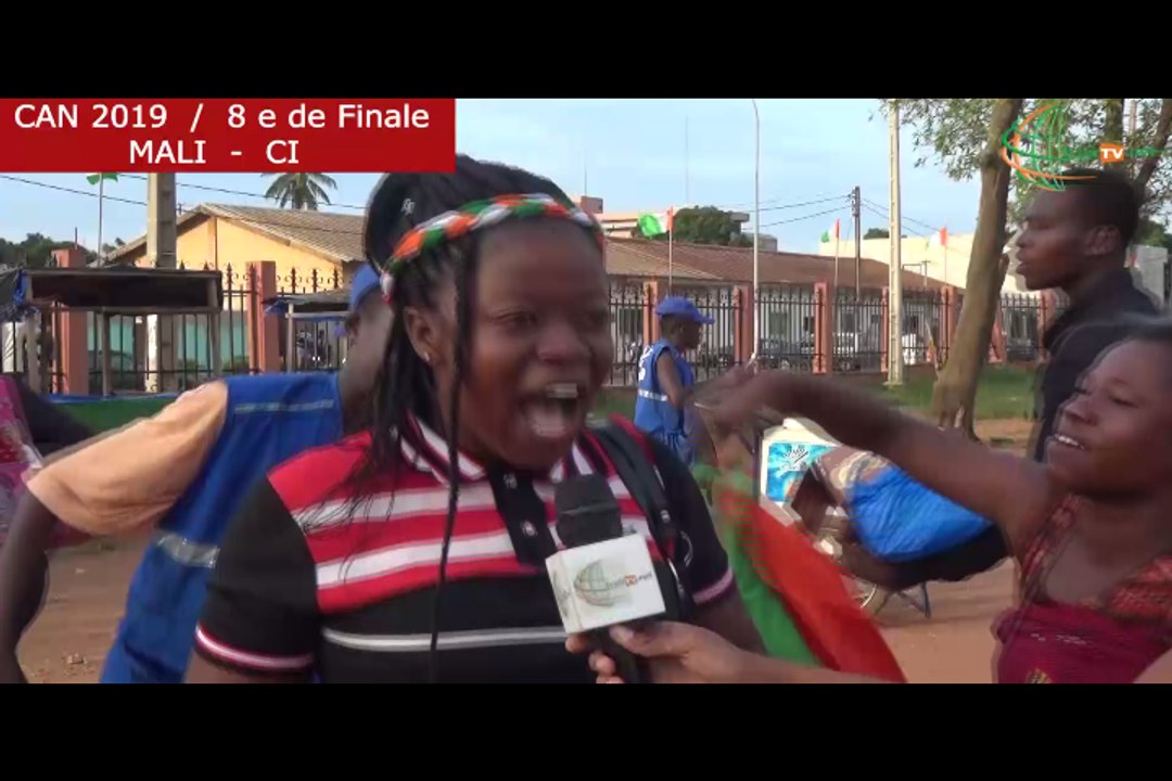 CAN2019/ COTE D'IVOIRE - MALI : RÉACTIONS AVANT ET APRÈS LE MATCH À BOUAKE