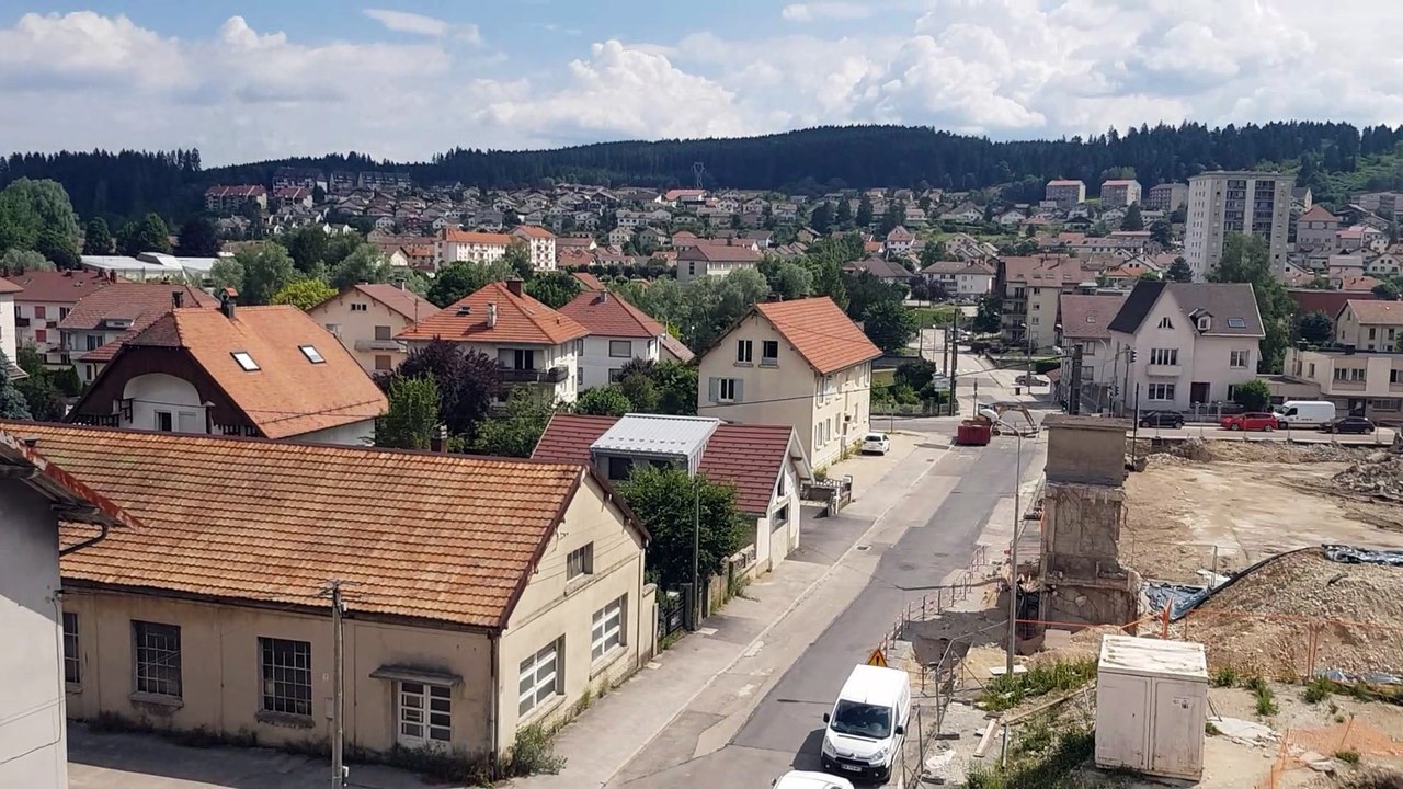 Pontarlier : les travaux de démolition de l'îlot Saint-Pierre