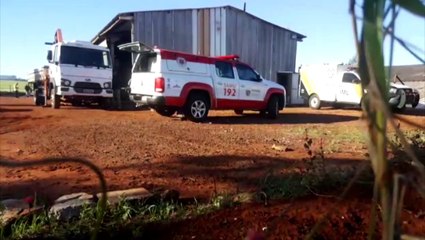 Esposa de trabalhador que morreu passa mal e precisa de atendimento do Samu