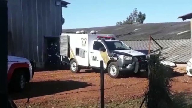 Morte no trabalho, em Cascavel: corpo de Júnior Aparecido Buffman é levado ao IML