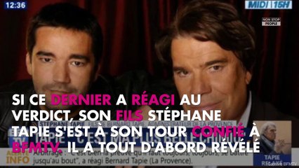 Bernard Tapie : sa réaction à sa relaxe, son état de santé... Son fils se confie